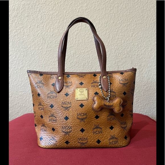 MCM Handbags - MCM Mini Zippered Tote Bag
